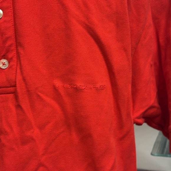Porsche Car Lover Small Red Mens Polo - Picture 3 of 12